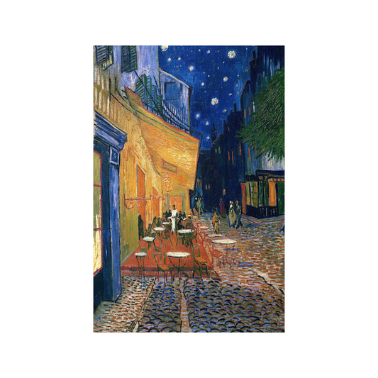 TERRAZA DE CAFÉ POR LA NOCHE