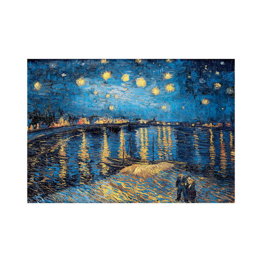 NOCHE ESTRELLADA SOBRE EL RÓDANO