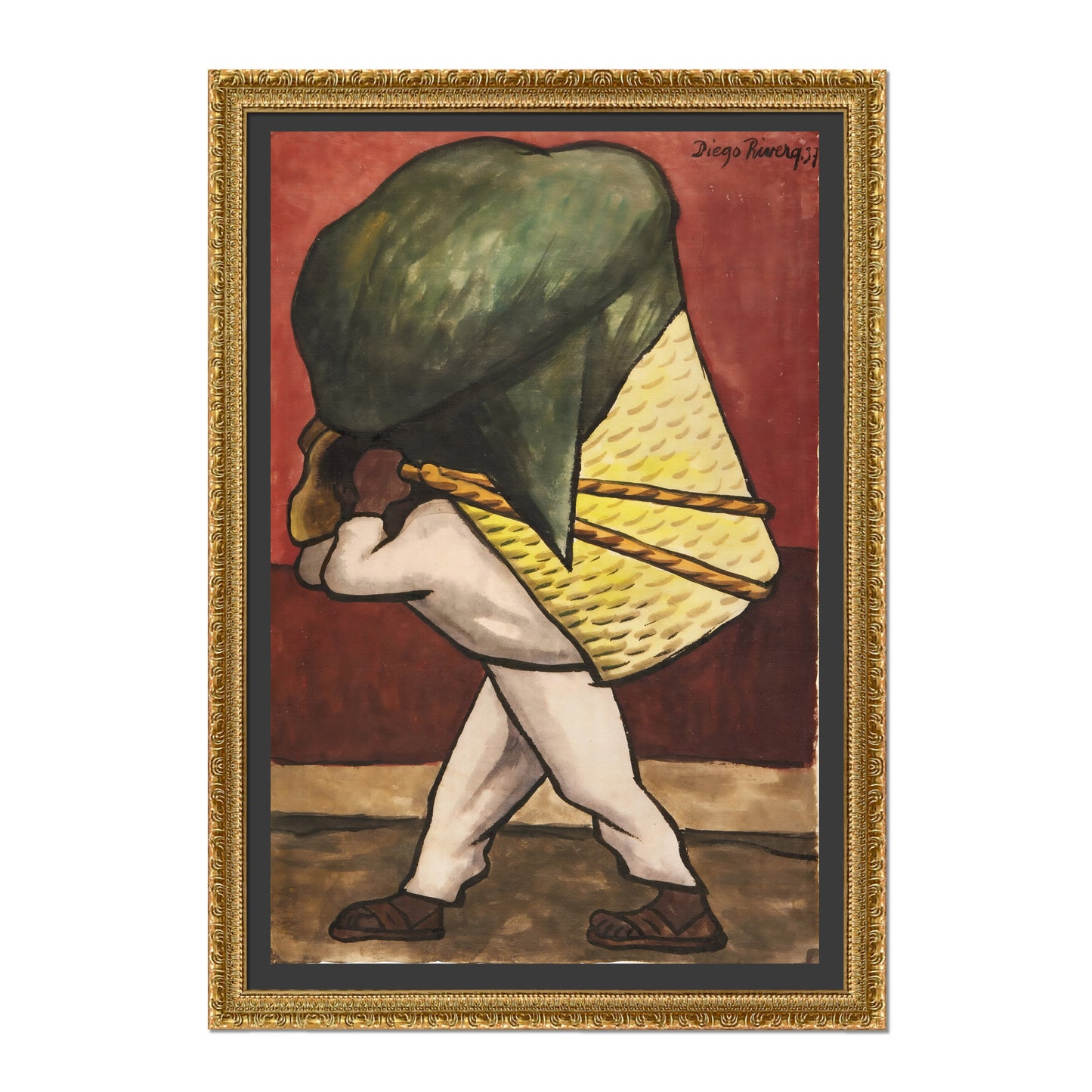 HOMBRE CARGANDO CESTA