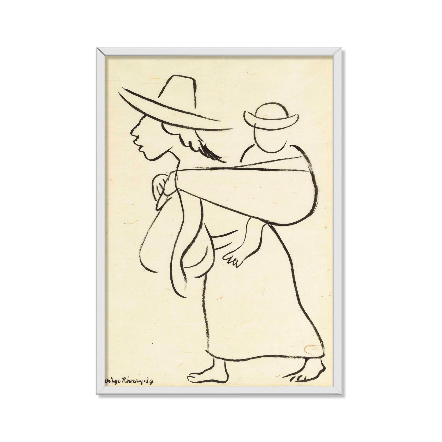 MUJER CON NIÑO