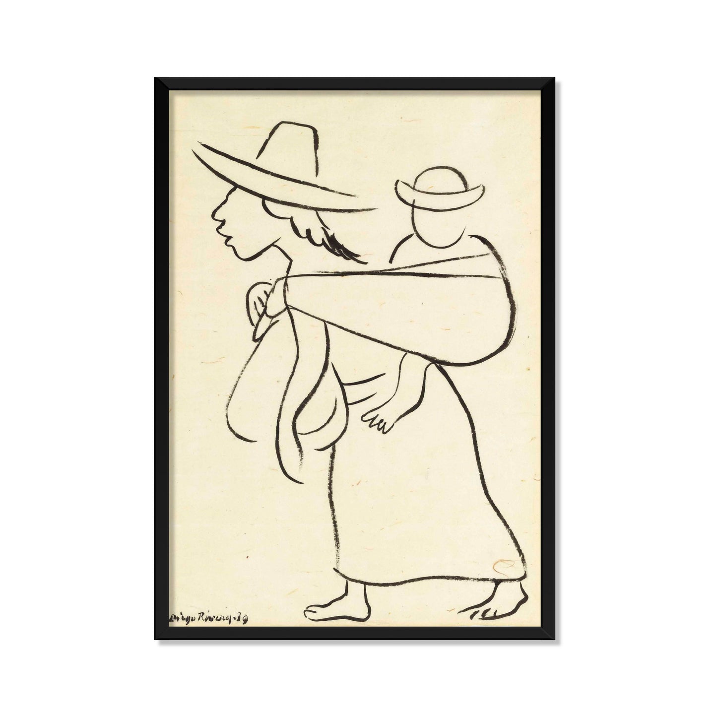 MUJER CON NIÑO