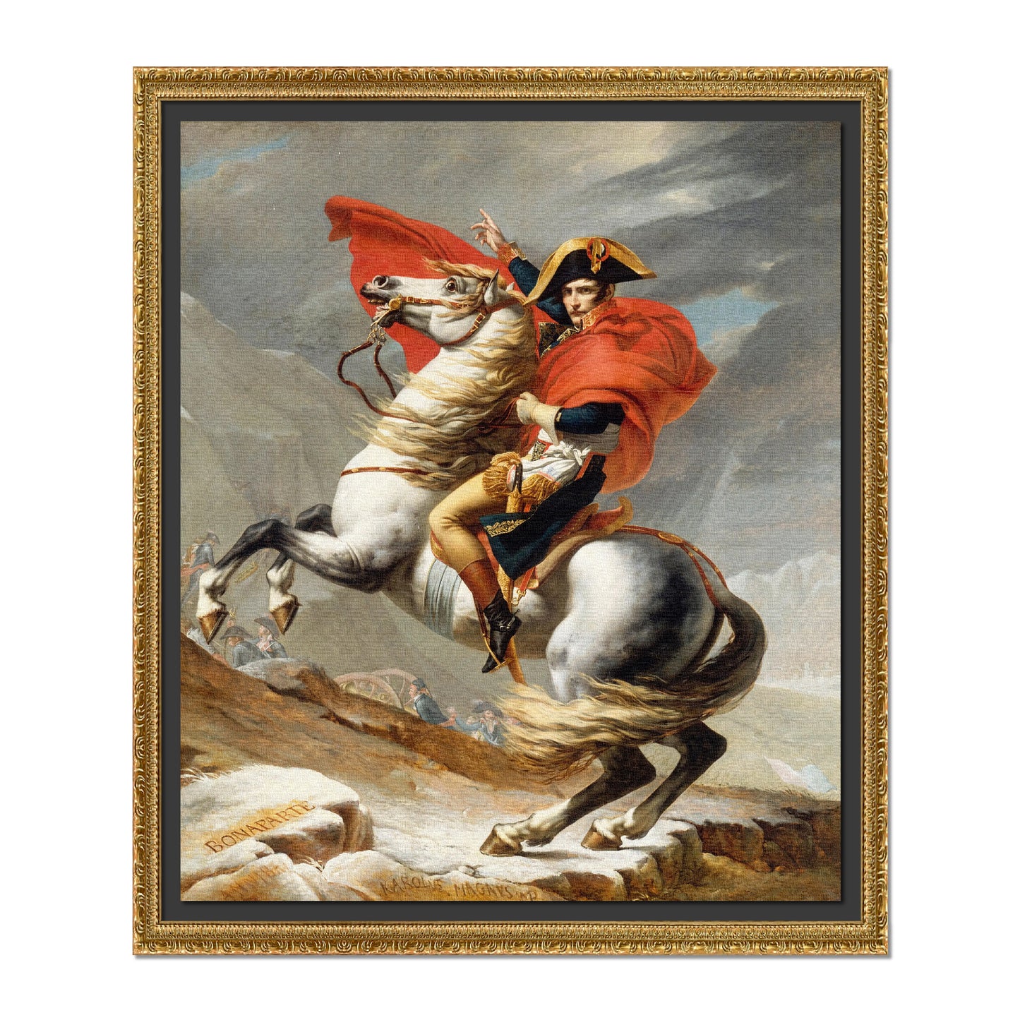 NAPOLEÓN CRUZANDO LOS ALPES