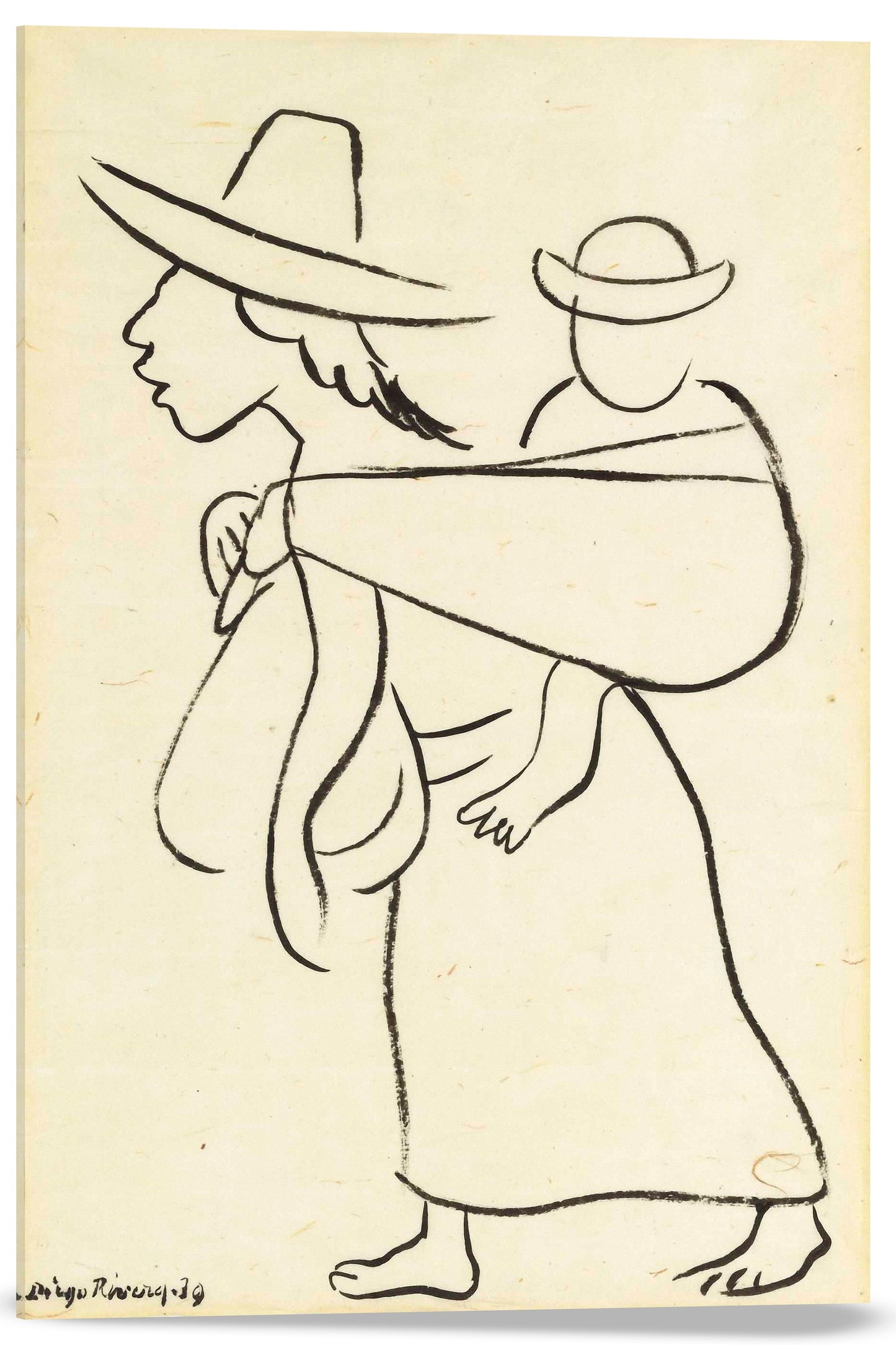 MUJER CON NIÑO