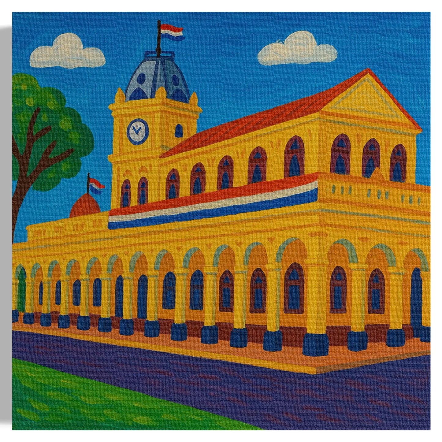 ESTACION CENTRAL DEL FERROCARRIL CARLOS ANTONIO LÓPEZ