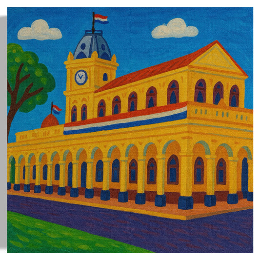 ESTACIÓN CENTRAL DEL FERROCARRIL CARLOS ANTONIO LÓPEZ 🟩