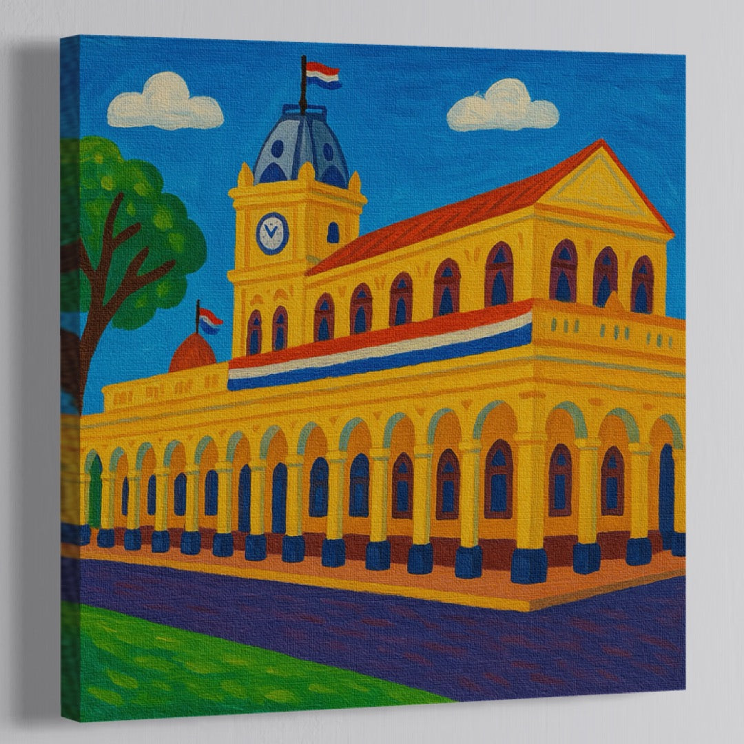 ESTACIÓN CENTRAL DEL FERROCARRIL CARLOS ANTONIO LÓPEZ 🟩