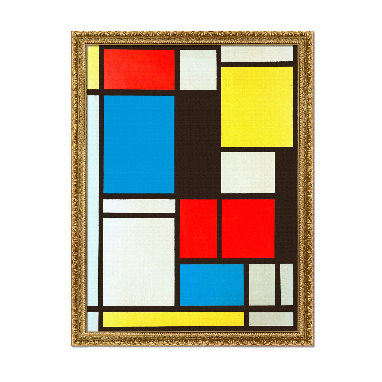 COMPOSICIÓN EN AZUL, ROJO Y AMARILLO 1921