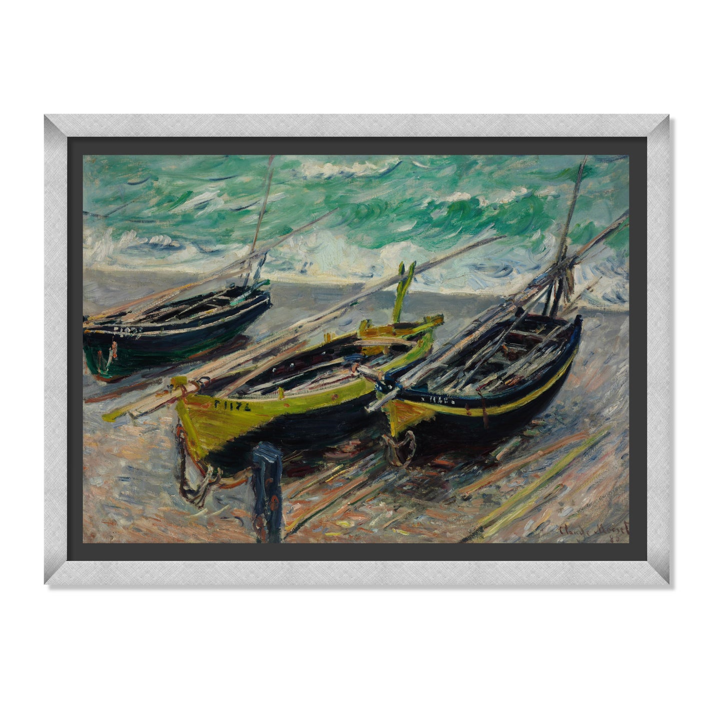 TRES BARCOS DE PESCA