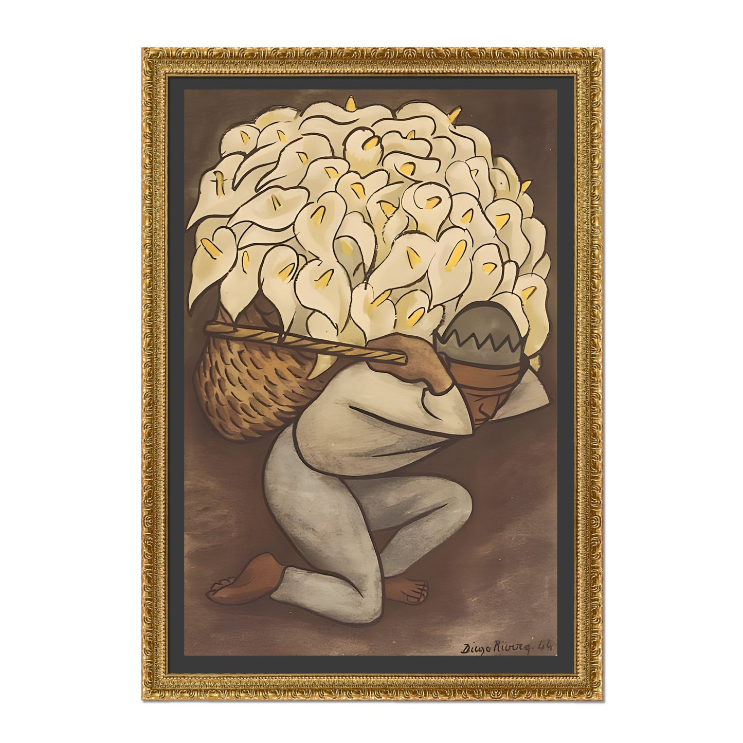 HOMBRE CARGANDO ALCATRACES