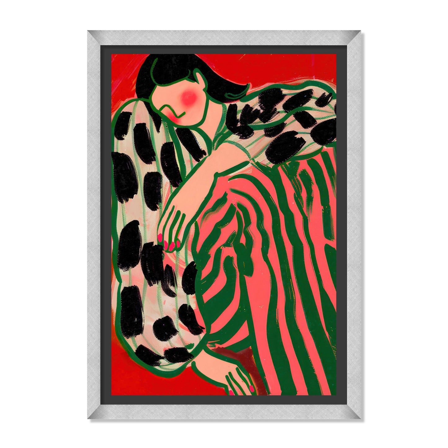 MUJER RECOSTADA