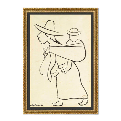 MUJER CON NIÑO