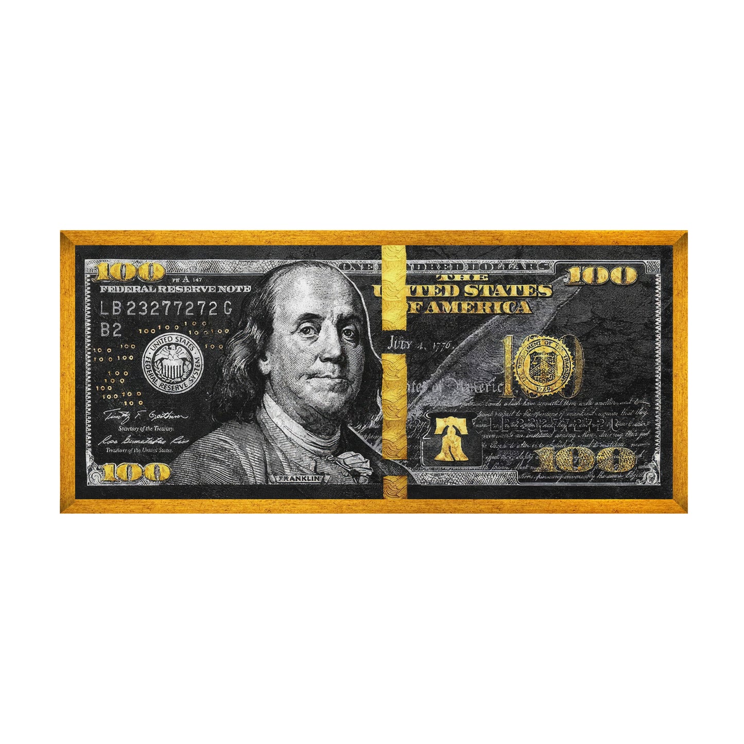 BLACK 100 DOLLAR