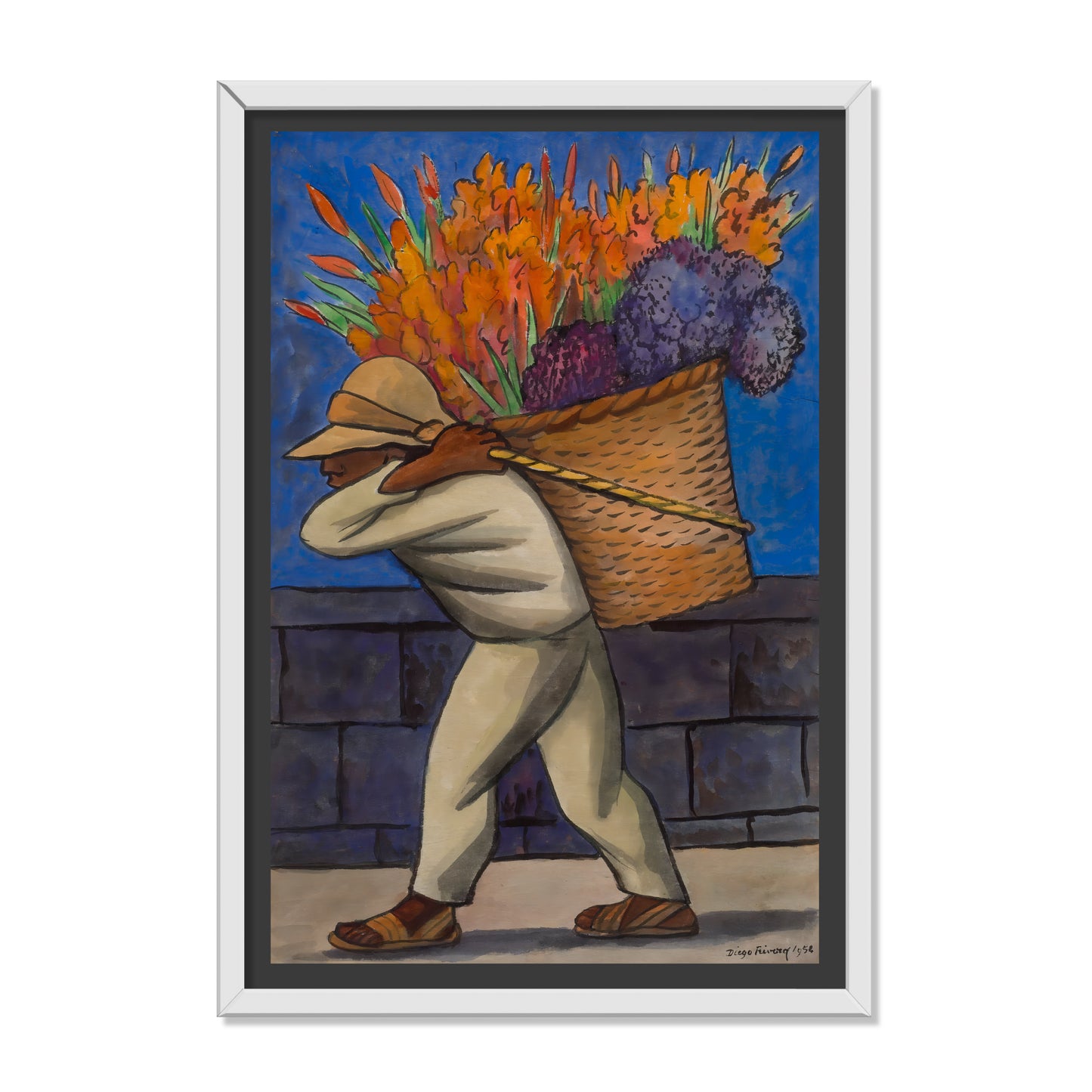 CARGADOR DE FLORES ANDANDO