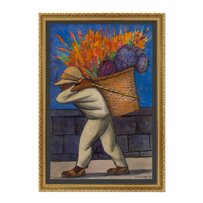 CARGADOR DE FLORES ANDANDO