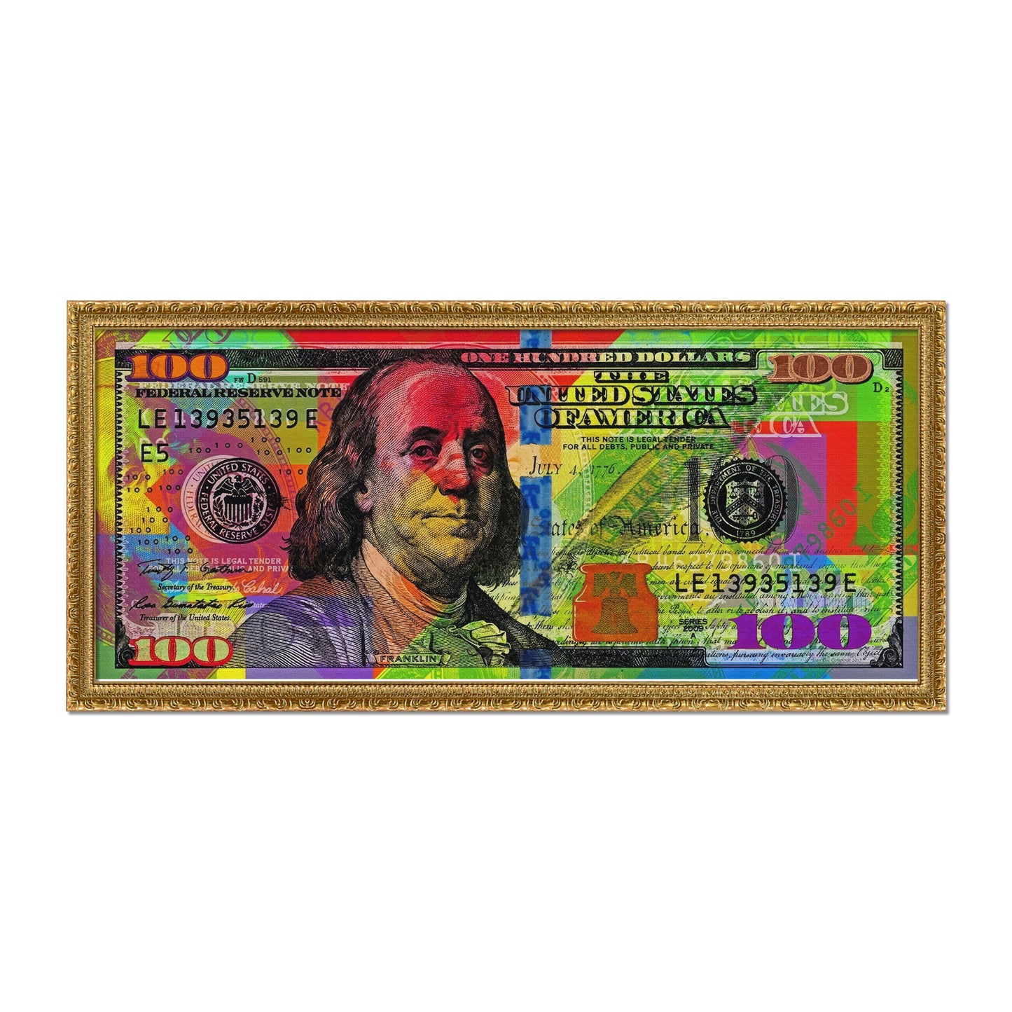 COLOR 100 DOLLAR