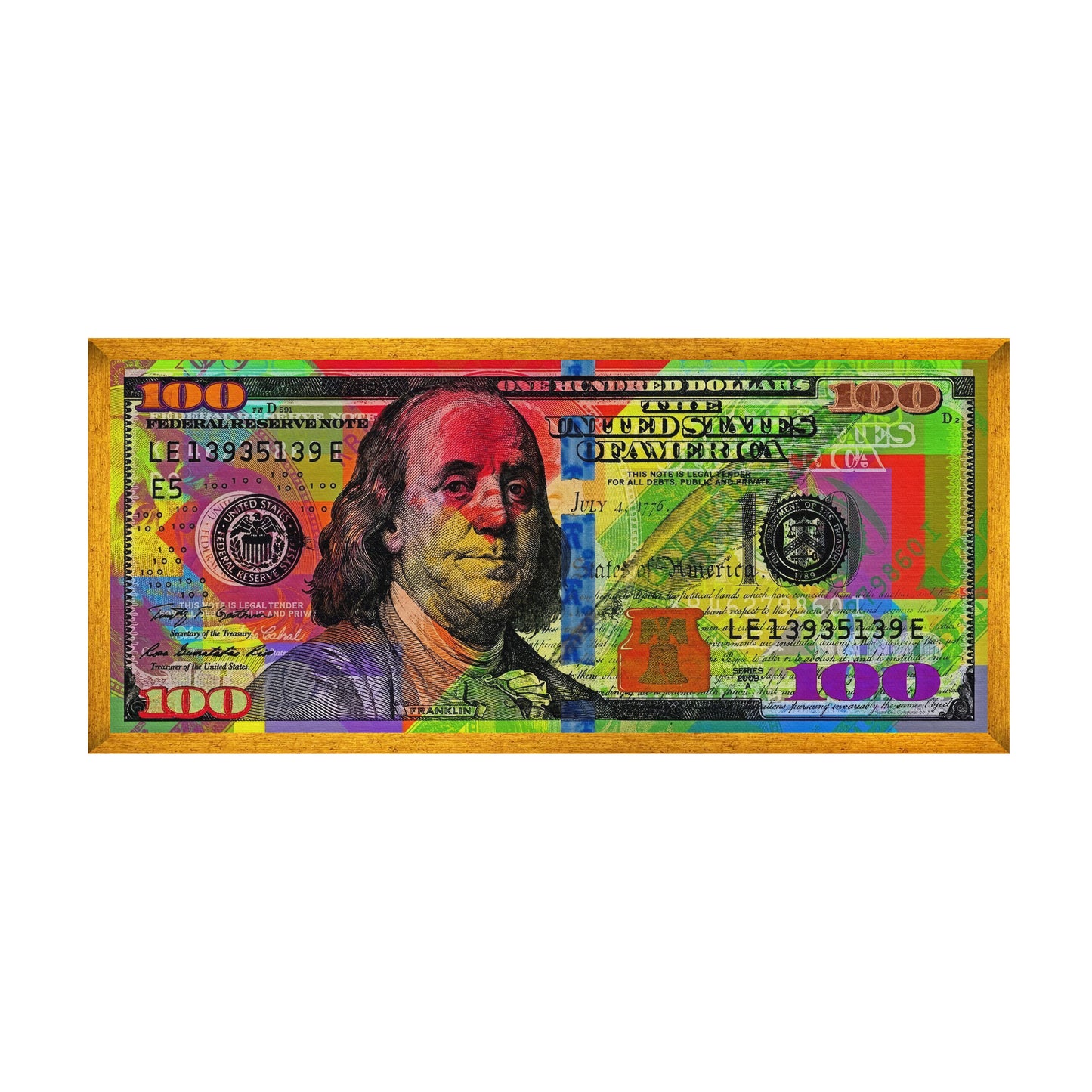 COLOR 100 DOLLAR