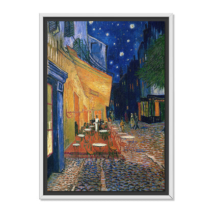 TERRAZA DE CAFÉ POR LA NOCHE