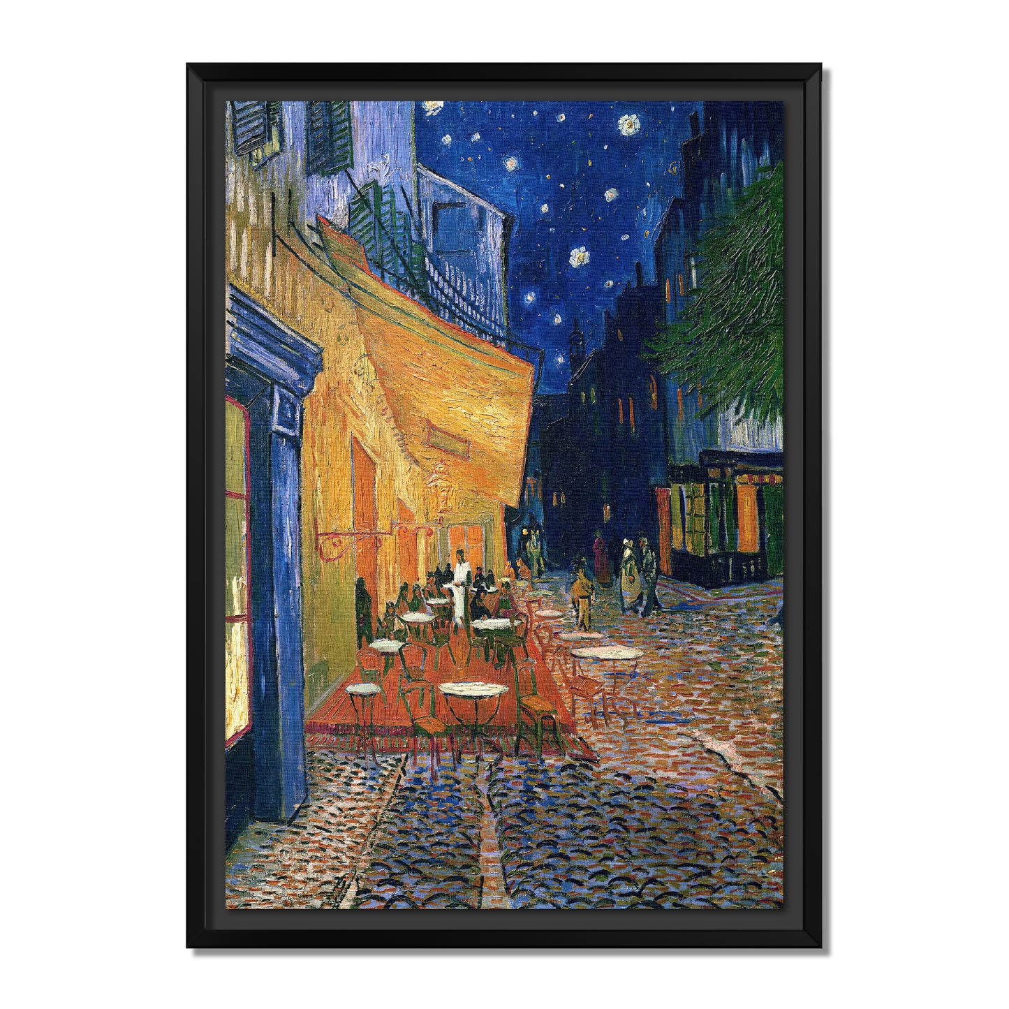 TERRAZA DE CAFÉ POR LA NOCHE
