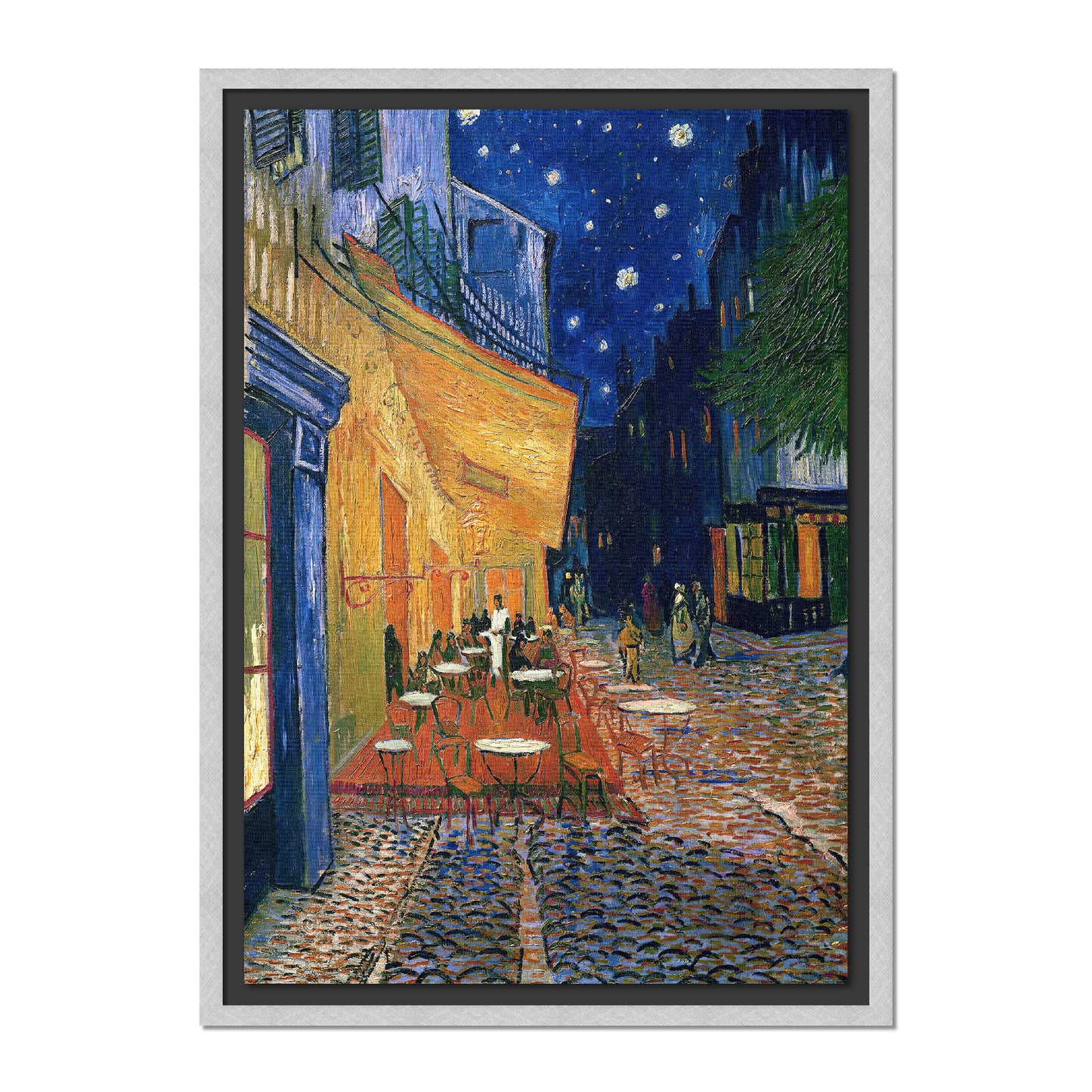 TERRAZA DE CAFÉ POR LA NOCHE