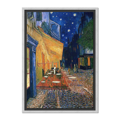 TERRAZA DE CAFÉ POR LA NOCHE
