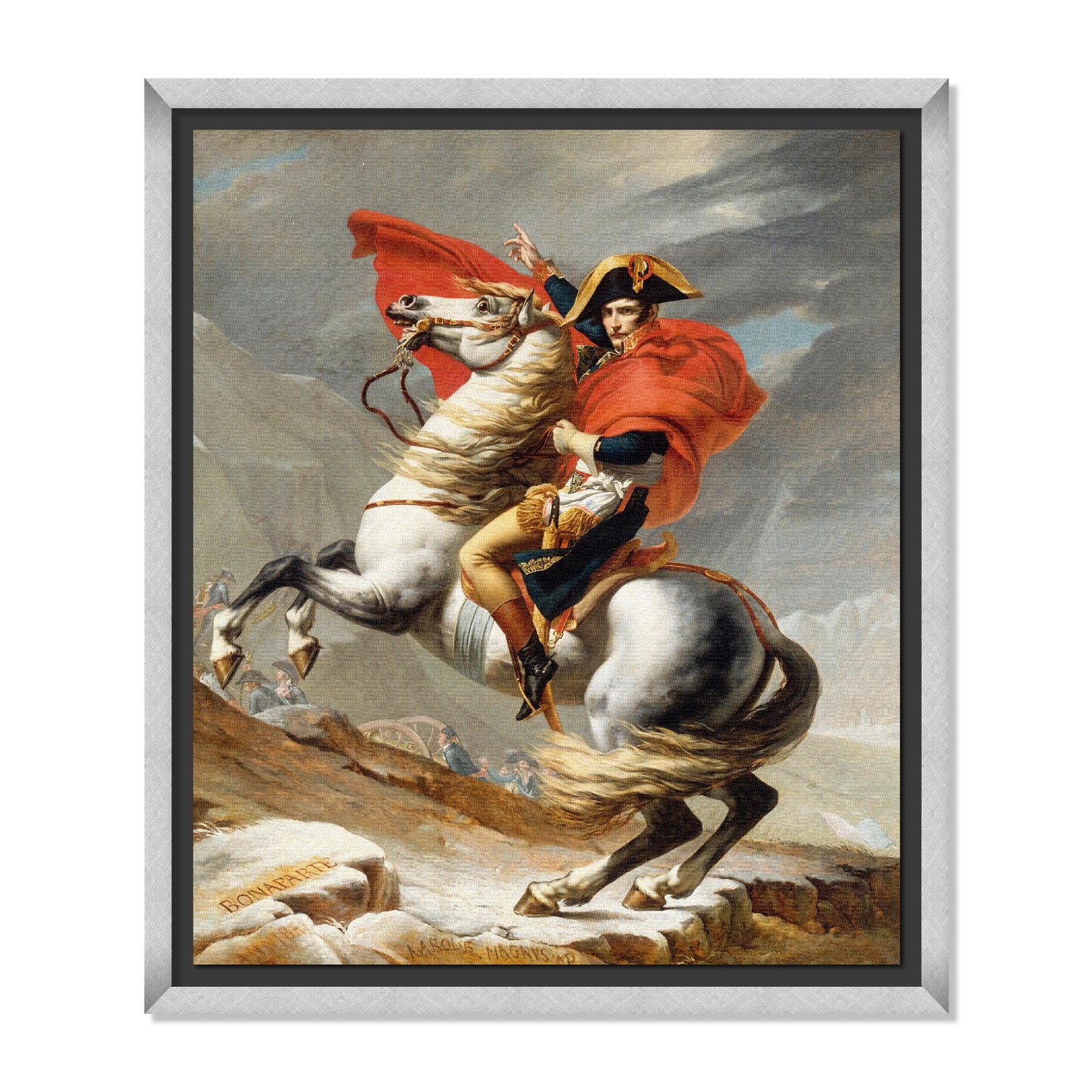 NAPOLEÓN CRUZANDO LOS ALPES