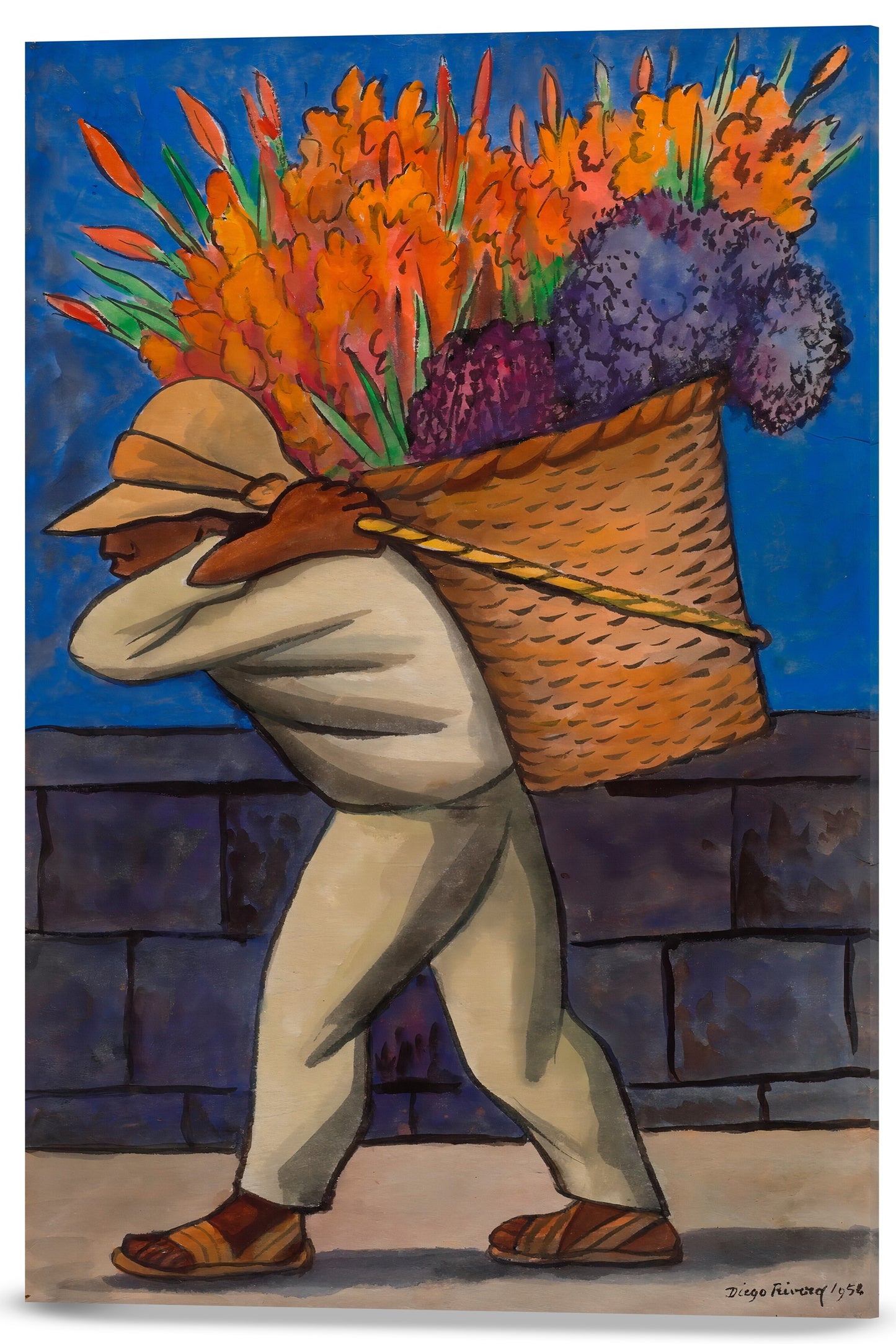 CARGADOR DE FLORES ANDANDO