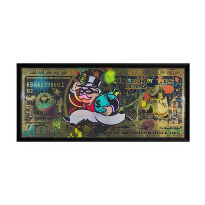 GOLD MONOPOLY 100 DOLLAR
