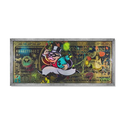 GOLD MONOPOLY 100 DOLLAR