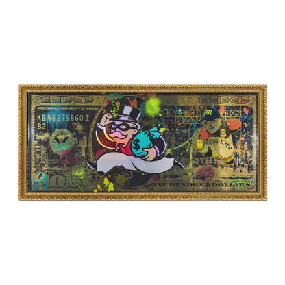 GOLD MONOPOLY 100 DOLLAR