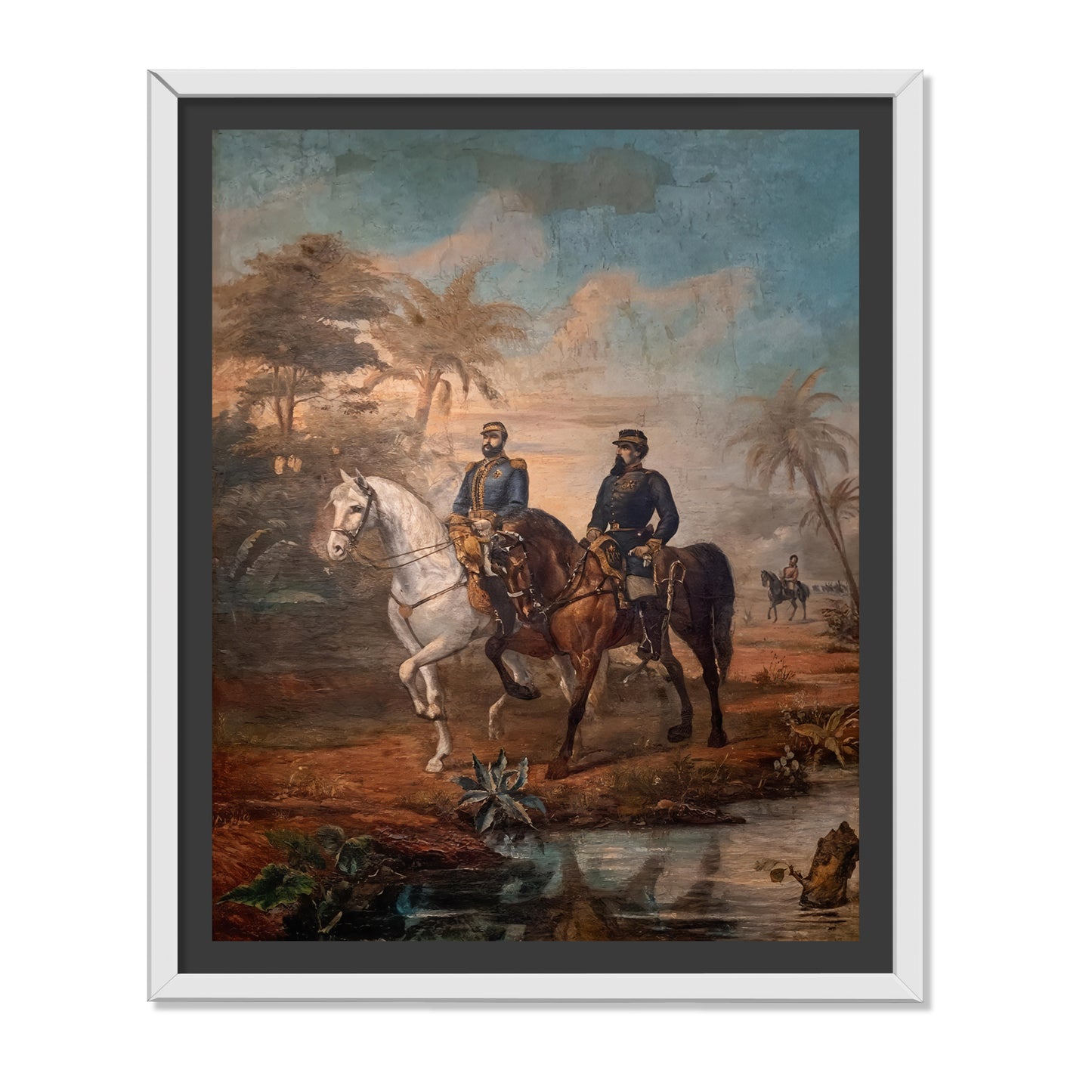 GENERAL DÍAZ CON EL MARISCAL LÓPEZ