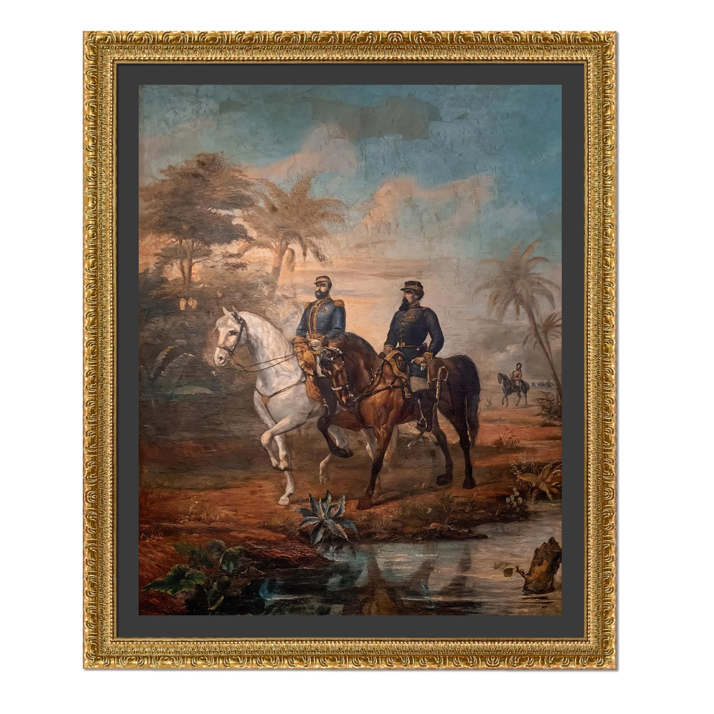 GENERAL DÍAZ CON EL MARISCAL LÓPEZ