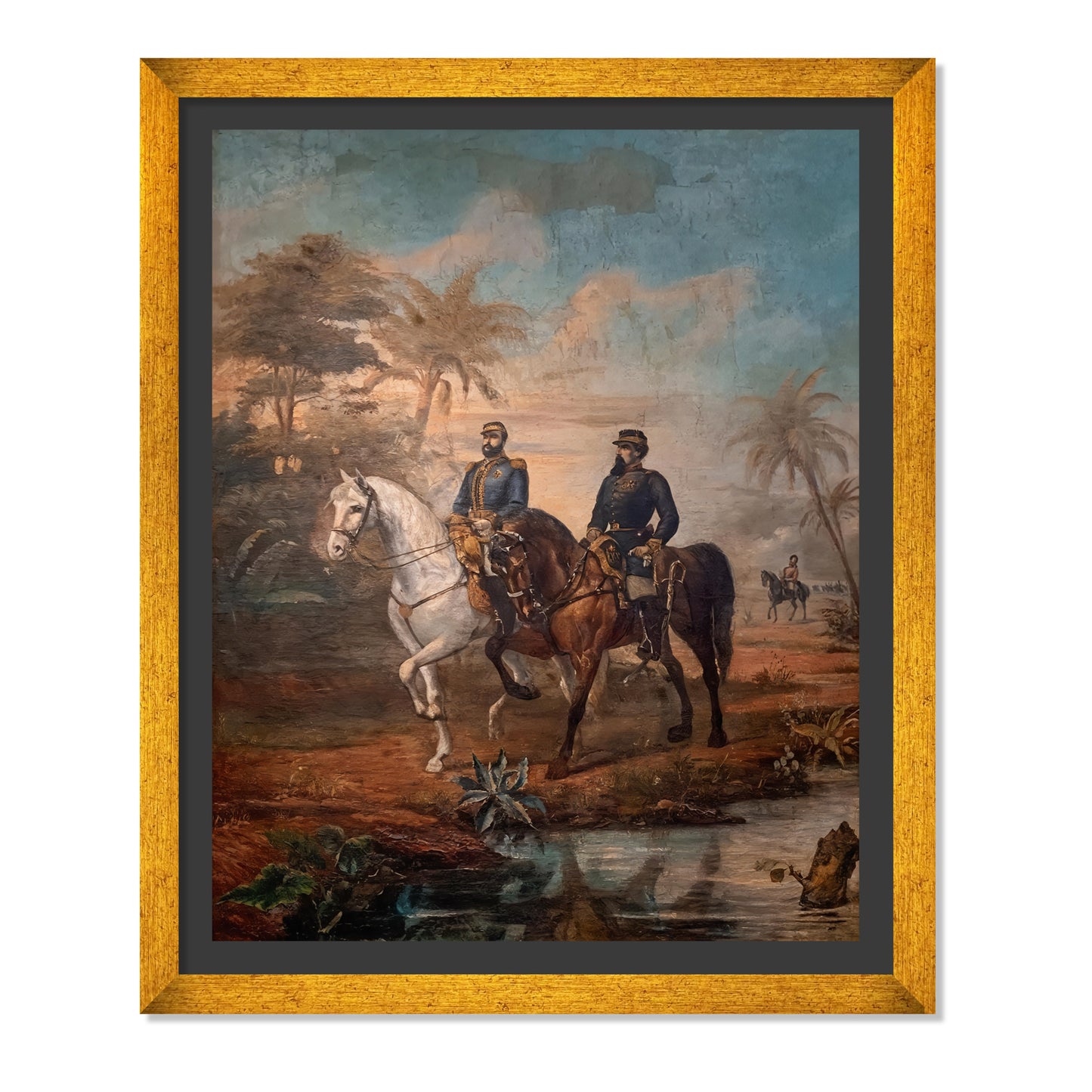 GENERAL DÍAZ CON EL MARISCAL LÓPEZ