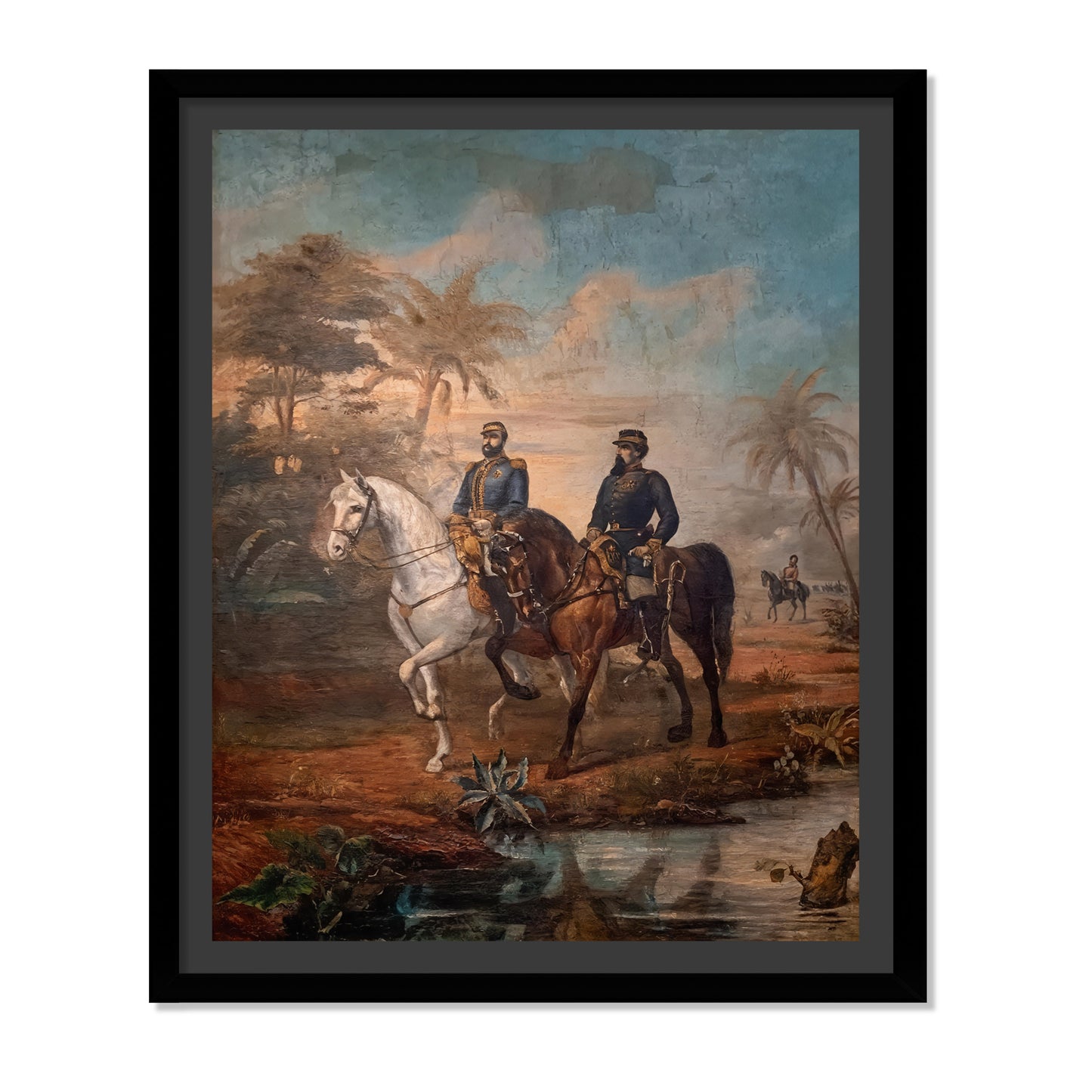 GENERAL DÍAZ CON EL MARISCAL LÓPEZ