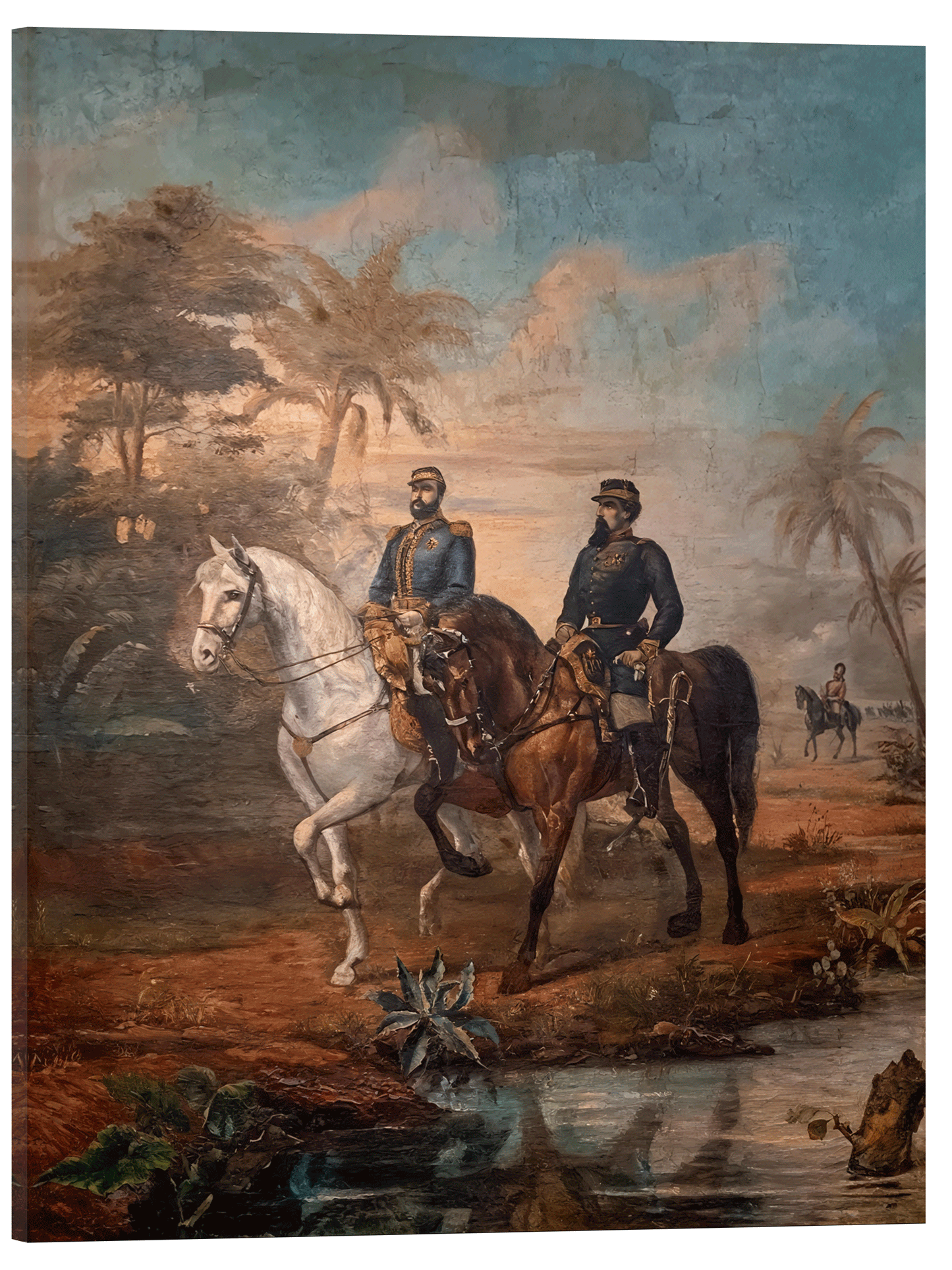 GENERAL DÍAZ CON EL MARISCAL LÓPEZ