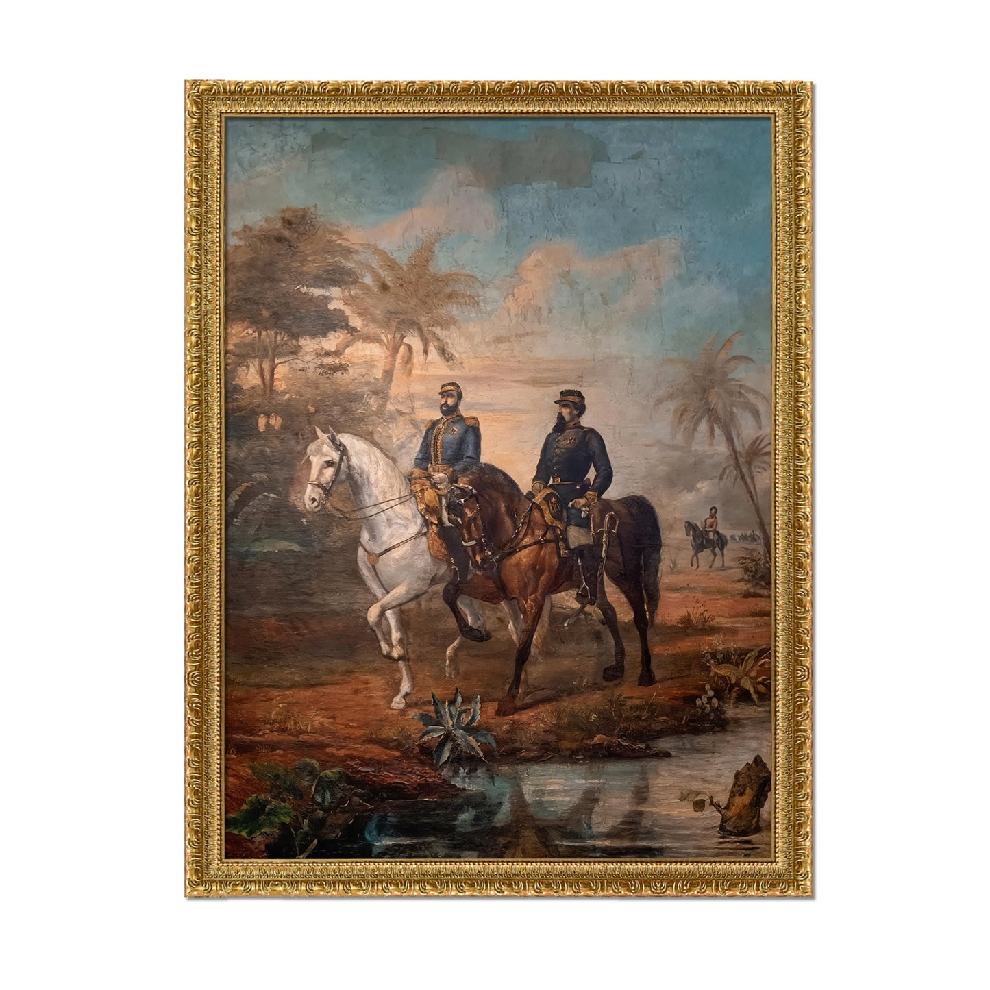 GENERAL DÍAZ CON EL MARISCAL LÓPEZ