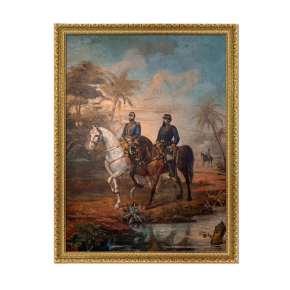 GENERAL DÍAZ CON EL MARISCAL LÓPEZ