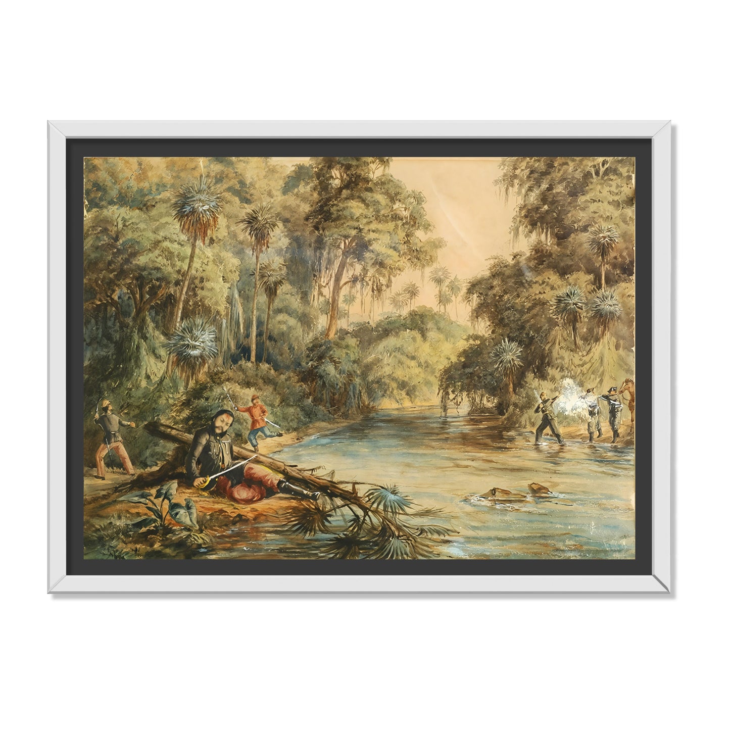 MUERTE DE LÓPEZ EN RÍO AQUIDABÁN