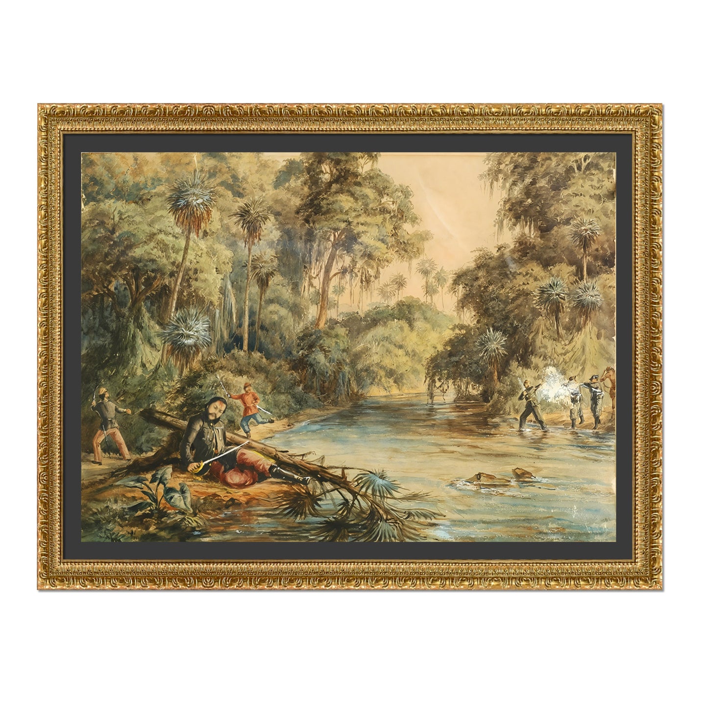 MUERTE DE LÓPEZ EN RÍO AQUIDABÁN