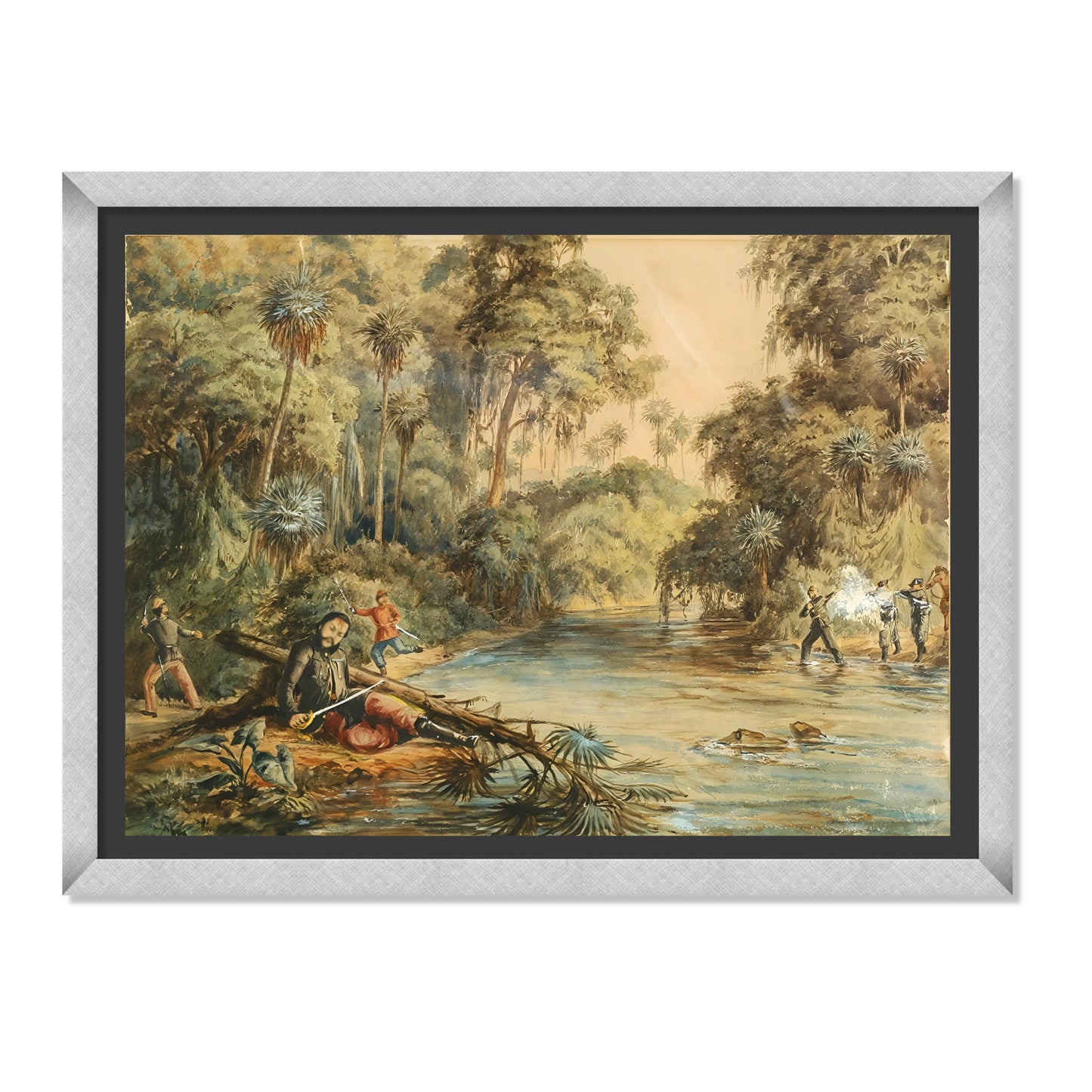 MUERTE DE LÓPEZ EN RÍO AQUIDABÁN