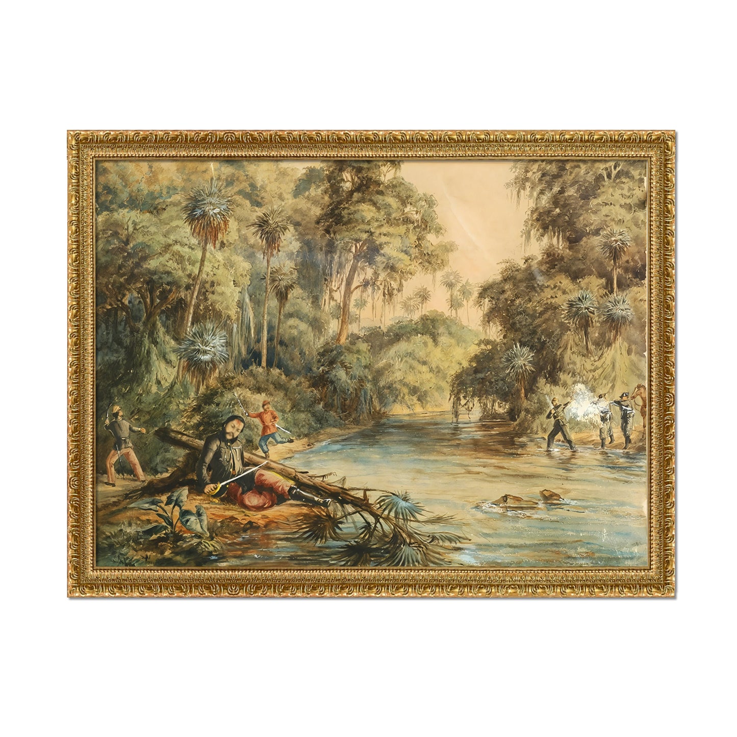 MUERTE DE LÓPEZ EN RÍO AQUIDABÁN