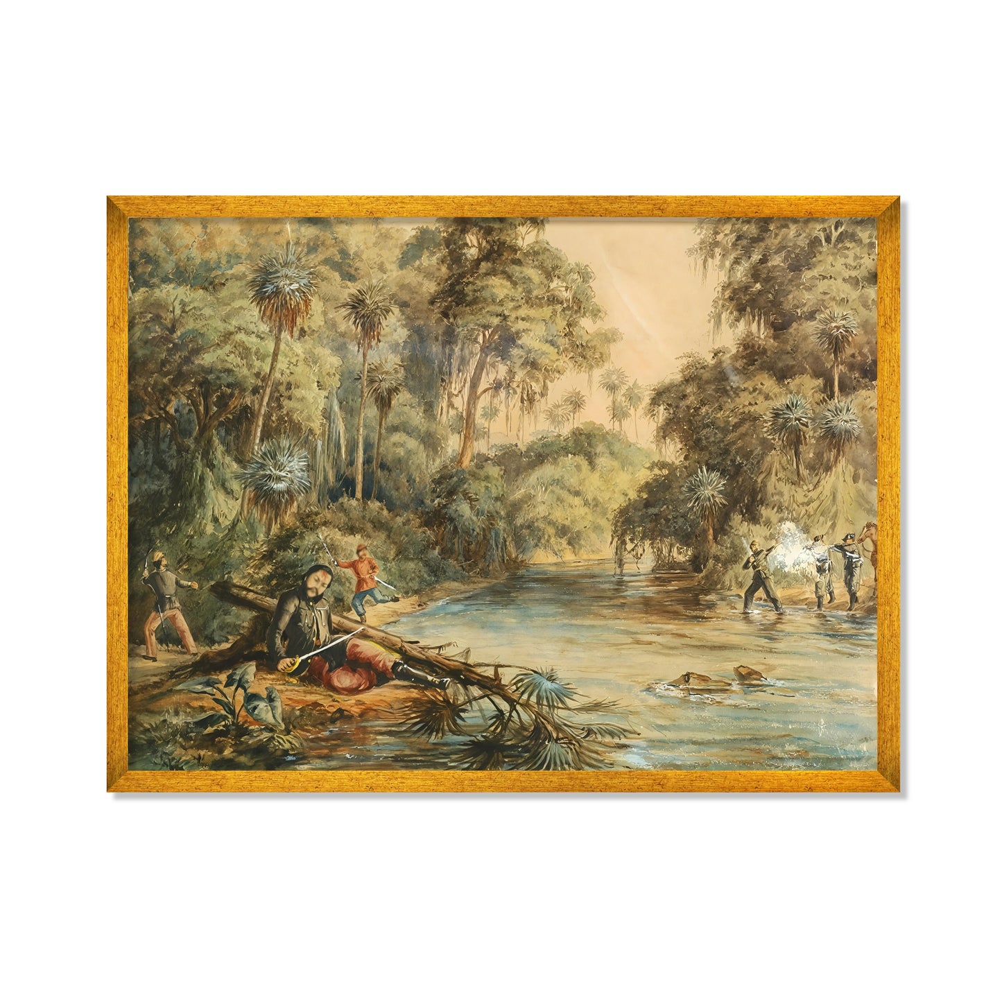 MUERTE DE LÓPEZ EN RÍO AQUIDABÁN