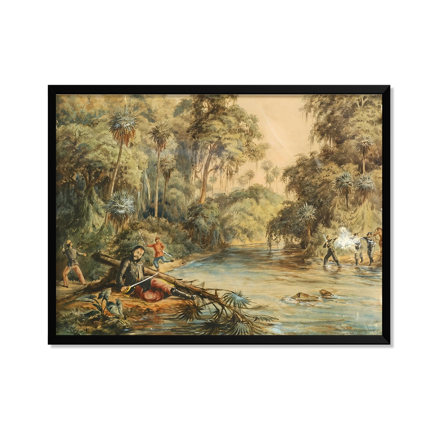 MUERTE DE LÓPEZ EN RÍO AQUIDABÁN