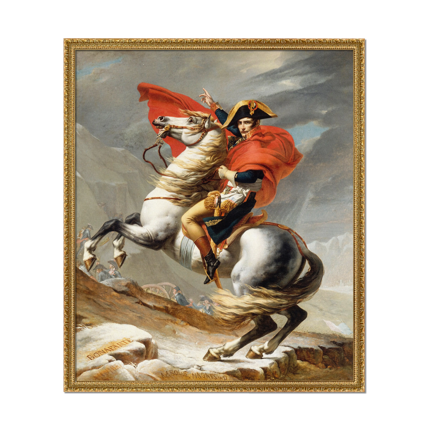NAPOLEÓN CRUZANDO LOS ALPES