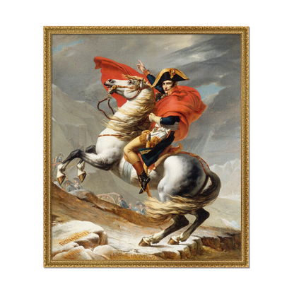 NAPOLEÓN CRUZANDO LOS ALPES