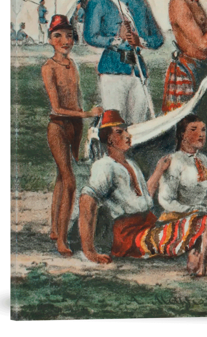 RETRATO DE LOS PRISIONEROS PARAGUAYOS TOMADOS EN LA LOMA VALENTINA