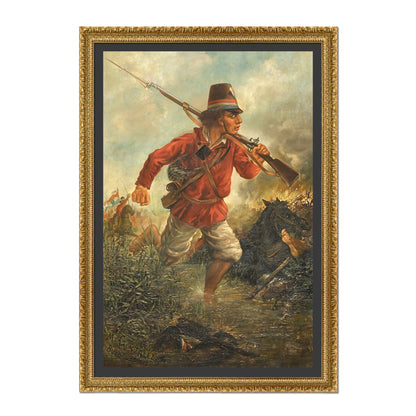 SOLDADO PARAGUAYO EN AVANZADA