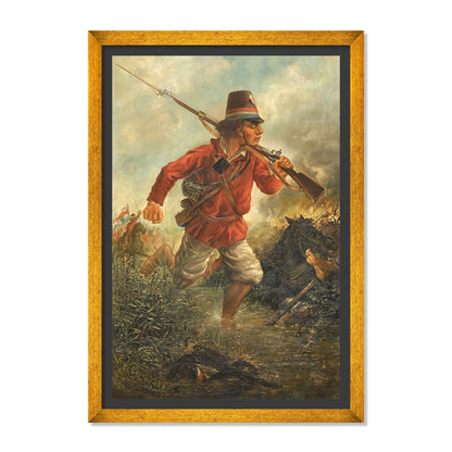 SOLDADO PARAGUAYO EN AVANZADA