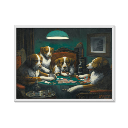 PERROS JUGANDO AL PÓQUER