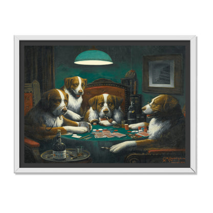 PERROS JUGANDO AL PÓQUER