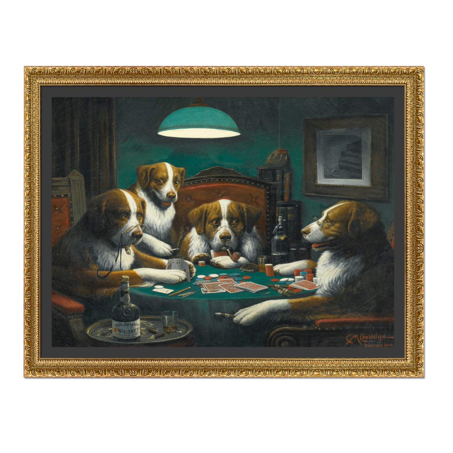 PERROS JUGANDO AL PÓQUER